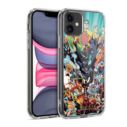 Justice League DC Comics Teen Titans Comic Art #100 Variant Soft Gel Case for Apple iPhone 11