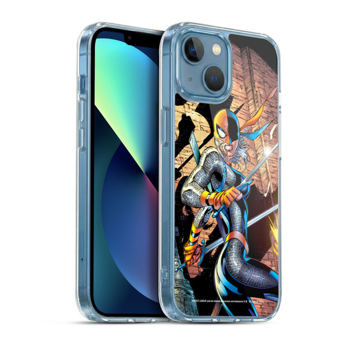 Justice League DC Comics Teen Titans Comic Art #57 Ravager Soft Gel Case for Apple iPhone 13 Mini & MagSafe