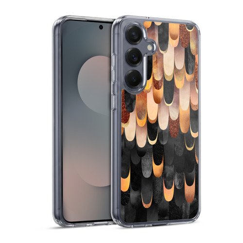 Elisabeth Fredriksson Sparkles Copper And Black Soft Gel Case for Samsung Galaxy S25 & MagSafe