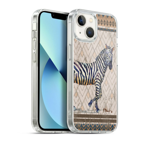 Paul Brent Animals Tribal Zebra Soft Gel Case for Apple iPhone 13