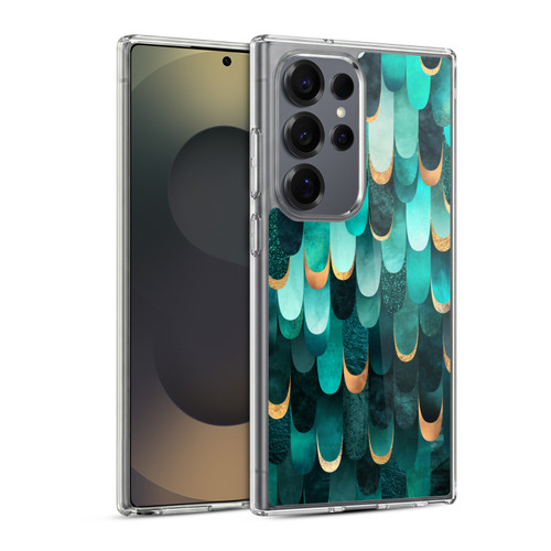 Elisabeth Fredriksson Sparkles Turquoise Soft Gel Case for Samsung Galaxy S25 Ultra & MagSafe