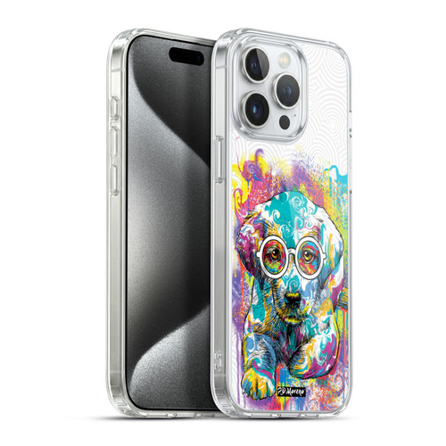 P.D. Moreno Drip Art Cats And Dogs Dog Colourful Soft Gel Case for Apple iPhone 15 Pro Max & MagSafe
