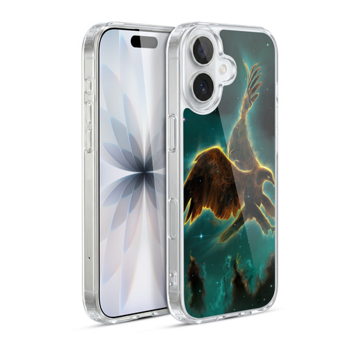 Vincent Hie Animals Eagle Galaxy Soft Gel Case for Apple iPhone 17