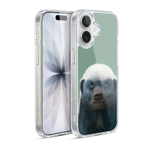 Vincent Hie Animals Honey Badger Soft Gel Case for Apple iPhone 17