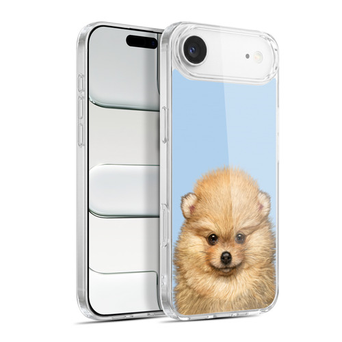 Vincent Hie Animals Pomeranian Puppy Soft Gel Case for Apple iPhone 17 Air