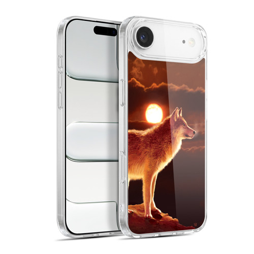 Vincent Hie Animals Sunset Wolf Soft Gel Case for Apple iPhone 17 Air