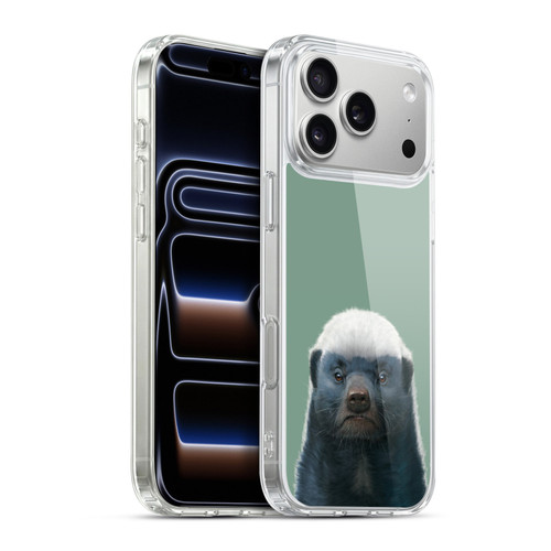 Vincent Hie Animals Honey Badger Soft Gel Case for Apple iPhone 17 Pro Max