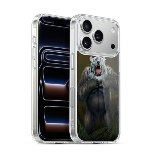 Vincent Hie Animals Tiger Gorilla Soft Gel Case for Apple iPhone 17 Pro