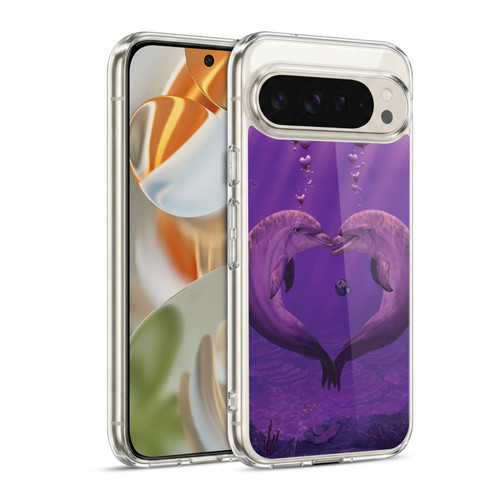 Vincent Hie Animals Sea Of Hearts Soft Gel Case for Google Pixel 9 / Pixel 9 Pro