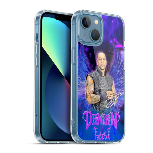 WWE Damian Priest Portrait Soft Gel Case for Apple iPhone 13 Mini & MagSafe