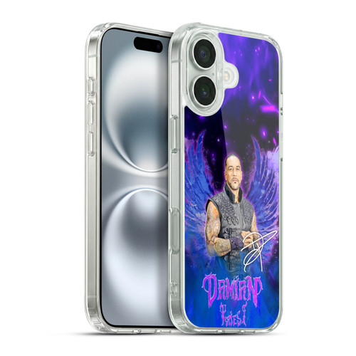 WWE Damian Priest Portrait Soft Gel Case for Apple iPhone 16 Plus & MagSafe