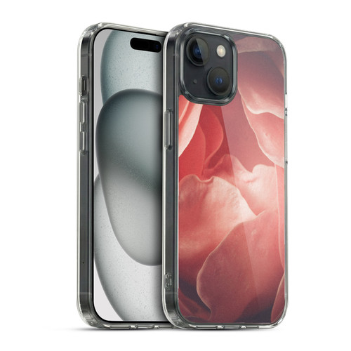 PLdesign Flowers And Leaves Rose Blossom Soft Gel Case for Apple iPhone 15 & MagSafe
