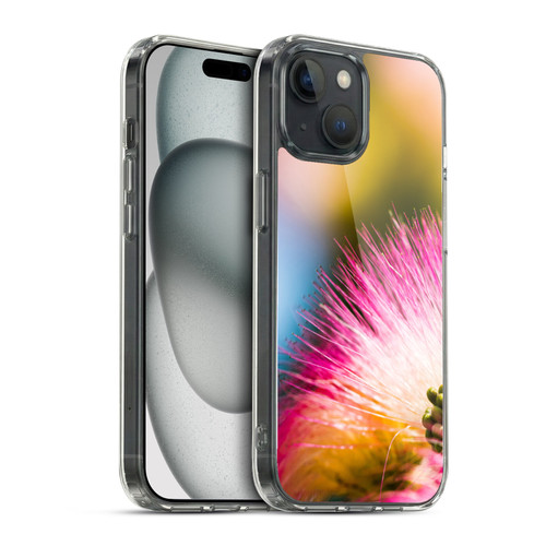 PLdesign Flowers And Leaves Silk Tree Soft Gel Case for Apple iPhone 15 & MagSafe