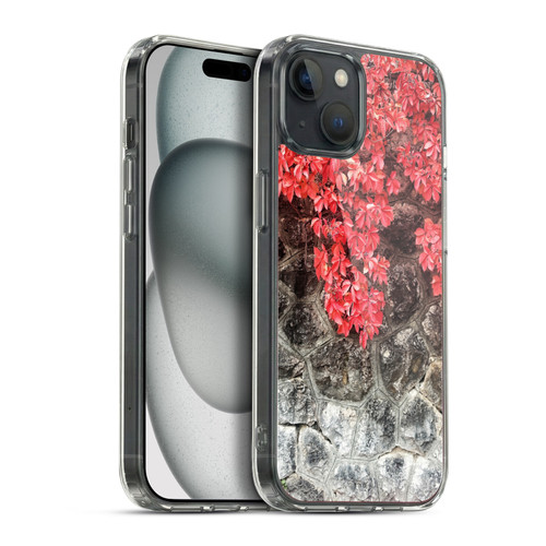 PLdesign Flowers And Leaves Ivy Autumn Soft Gel Case for Apple iPhone 15 Plus & MagSafe