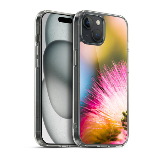 PLdesign Flowers And Leaves Silk Tree Soft Gel Case for Apple iPhone 15 Plus & MagSafe