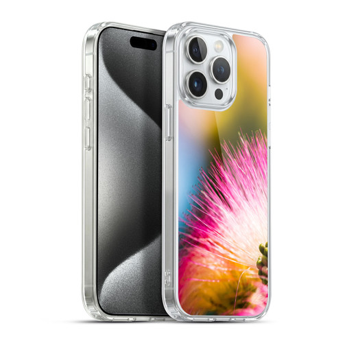 PLdesign Flowers And Leaves Silk Tree Soft Gel Case for Apple iPhone 15 Pro Max & MagSafe