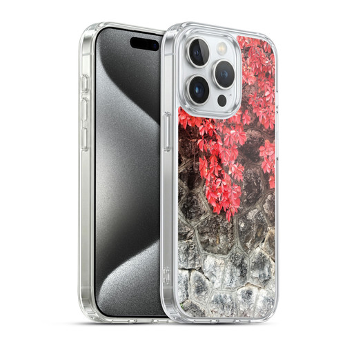 PLdesign Flowers And Leaves Ivy Autumn Soft Gel Case for Apple iPhone 15 Pro & MagSafe