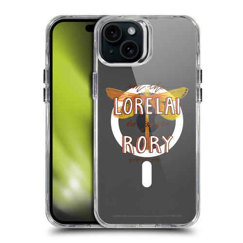 Gilmore Girls Character Icons Dragonfly SHOCKPROOF BUMPER CASE COMPATIBLE WITH Apple iPhone 15 Plus & MAGSAFE
