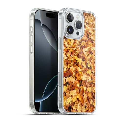 PLdesign Flowers And Leaves Fall Maple Soft Gel Case for Apple iPhone 16 Pro Max & MagSafe