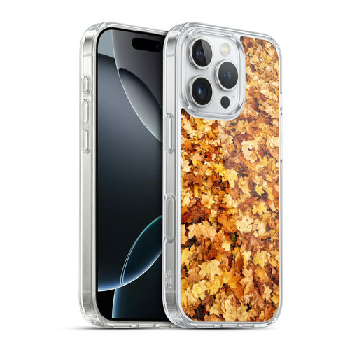 PLdesign Flowers And Leaves Fall Maple Soft Gel Case for Apple iPhone 16 Pro & MagSafe