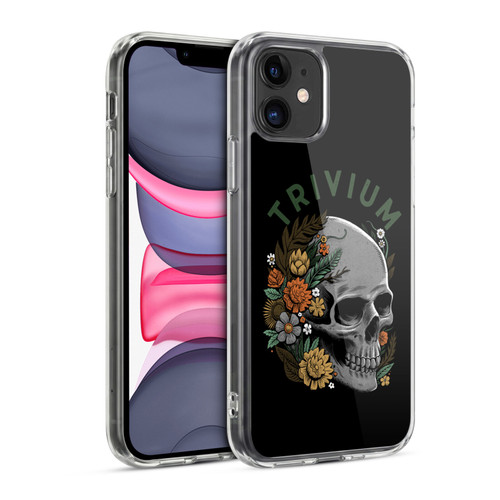 Trivium Graphics Skelly Flower Soft Gel Case for Apple iPhone 11