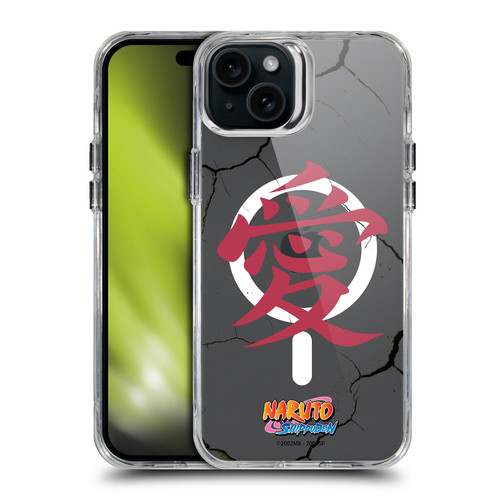 Naruto Shippuden Characters & Icons Gaara Tattoo SHOCKPROOF BUMPER CASE COMPATIBLE WITH Apple iPhone 15 Plus & MAGSAFE