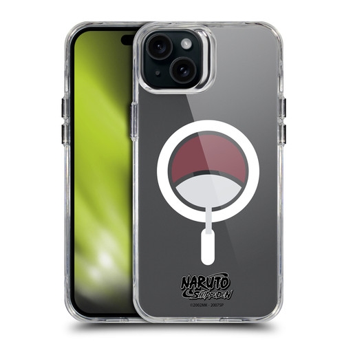 Naruto Shippuden Characters & Icons Uchiha Clan SHOCKPROOF BUMPER CASE COMPATIBLE WITH Apple iPhone 15 Plus & MAGSAFE