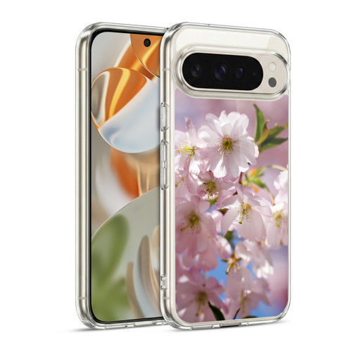 PLdesign Flowers And Leaves Spring Blossom Soft Gel Case for Google Pixel 9 / Pixel 9 Pro