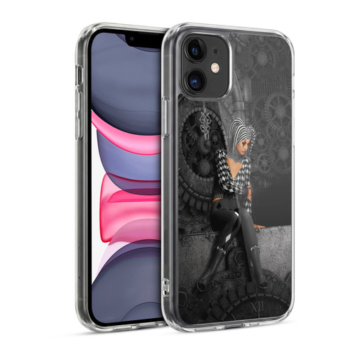 Simone Gatterwe Assorted Designs The Time Runs Off Soft Gel Case for Apple iPhone 11