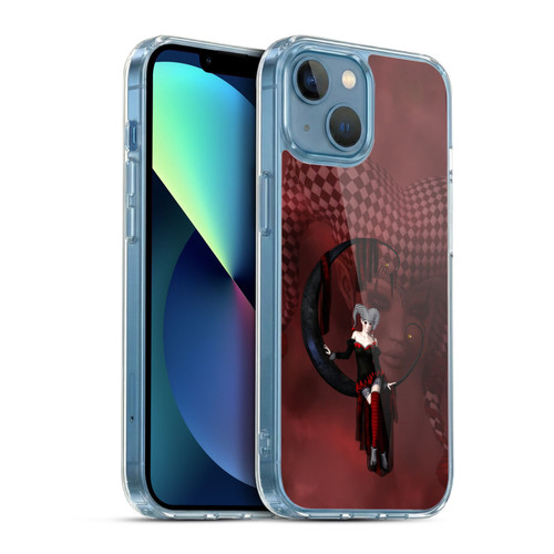 Simone Gatterwe Assorted Designs Jester Soft Gel Case for Apple iPhone 13 Mini & MagSafe