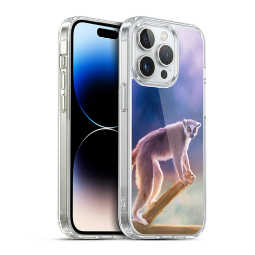 Simone Gatterwe Assorted Designs Ring-Tailed Lemur Soft Gel Case for Apple iPhone 13 Pro & MagSafe