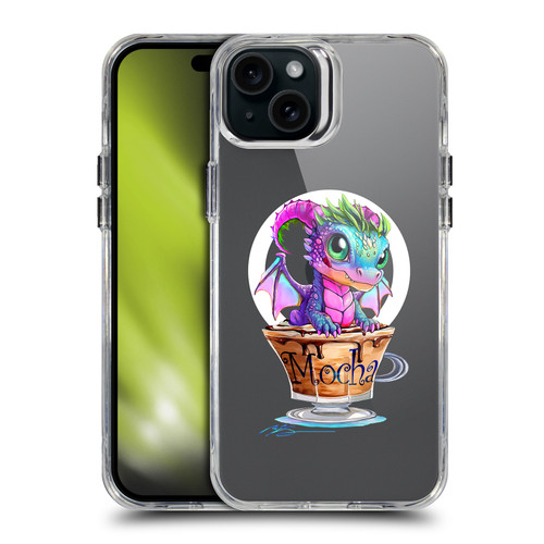 Ruth Thompson Cups and Dragons Mocha SHOCKPROOF BUMPER CASE COMPATIBLE WITH Apple iPhone 15 Plus & MAGSAFE