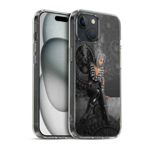 Simone Gatterwe Assorted Designs The Time Runs Off Soft Gel Case for Apple iPhone 15 & MagSafe