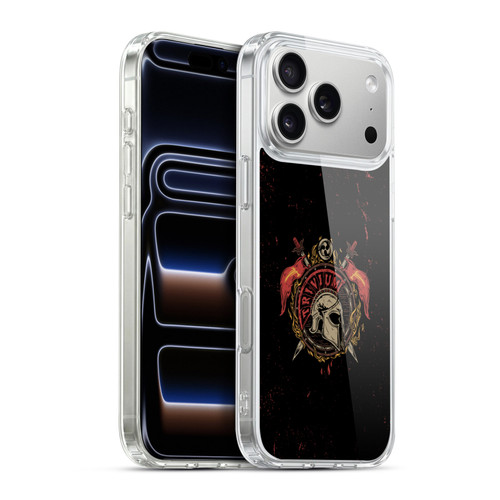Trivium Graphics Knight Helmet Soft Gel Case for Apple iPhone 17 Pro Max