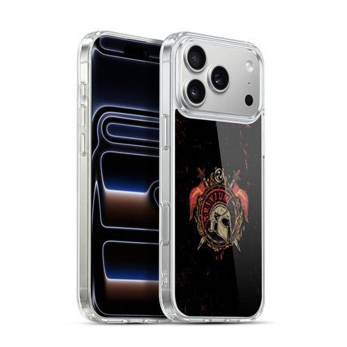 Trivium Graphics Knight Helmet Soft Gel Case for Apple iPhone 17 Pro Max