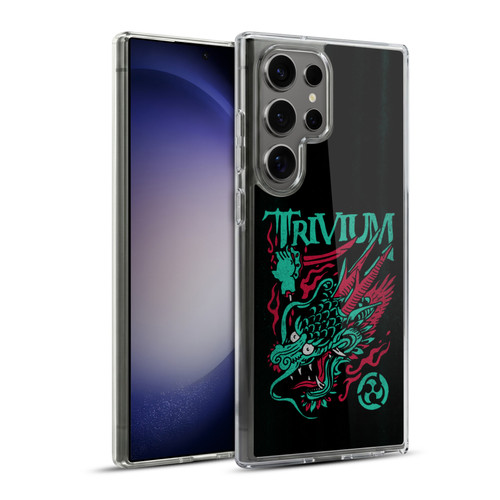 Trivium Graphics Screaming Dragon Soft Gel Case for Samsung Galaxy S23 Ultra 5G & MagSafe