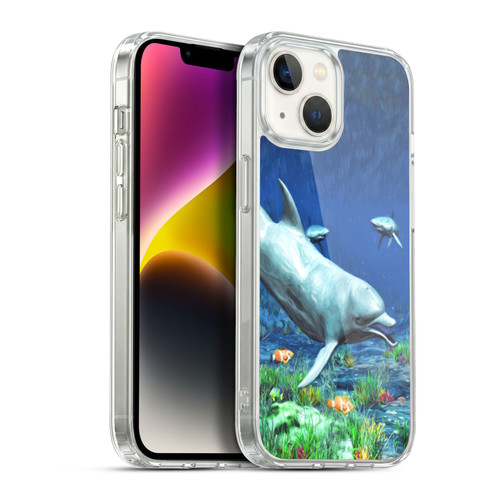 Simone Gatterwe Dolphins Underwater Soft Gel Case for Apple iPhone 14