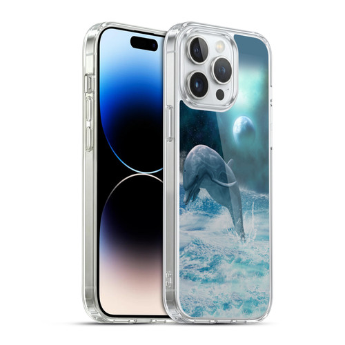 Simone Gatterwe Dolphins Freedom Soft Gel Case for Apple iPhone 14 Pro Max & MagSafe