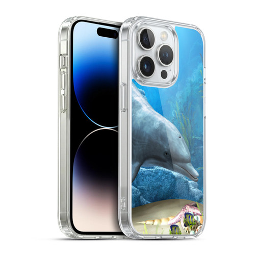 Simone Gatterwe Dolphins Dolphin World Soft Gel Case for Apple iPhone 14 Pro & MagSafe