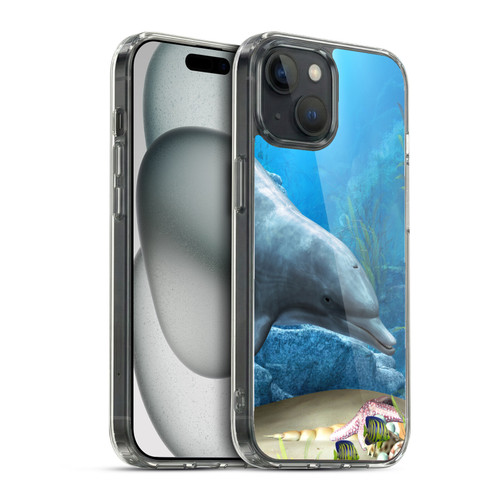Simone Gatterwe Dolphins Dolphin World Soft Gel Case for Apple iPhone 15 & MagSafe