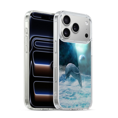 Simone Gatterwe Dolphins Freedom Soft Gel Case for Apple iPhone 17 Pro