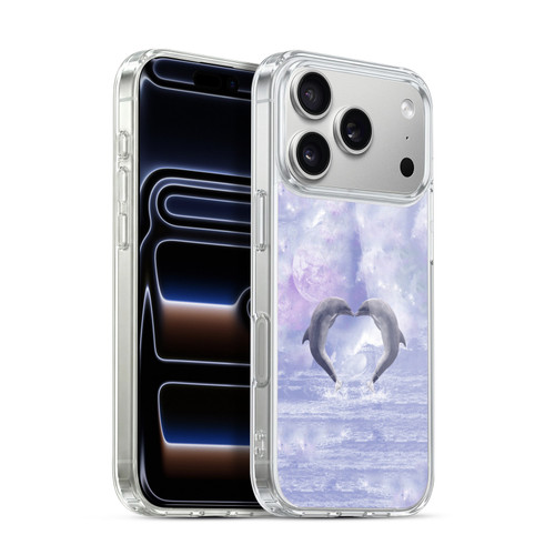 Simone Gatterwe Dolphins Kisses Soft Gel Case for Apple iPhone 17 Pro