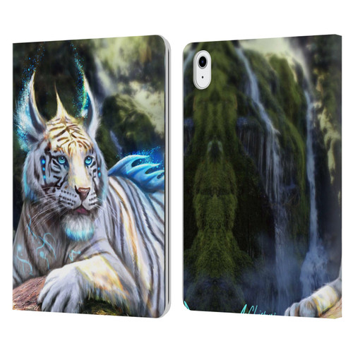 Anthony Christou Art Water Tiger Leather Book Wallet Case Cover For Apple iPad Air 11 2020/2022/2024/2025