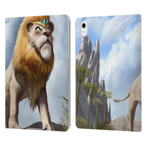 Anthony Christou Fantasy Art King Of Lions Leather Book Wallet Case Cover For Apple iPad Air 11 2020/2022/2024/2025
