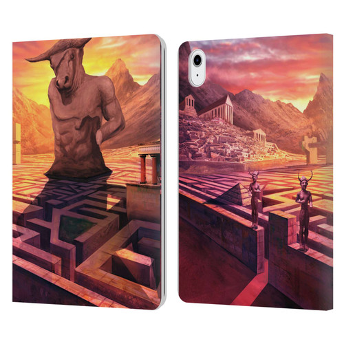 Anthony Christou Fantasy Art Minotaur In Labyrinth Leather Book Wallet Case Cover For Apple iPad Air 11 2020/2022/2024/2025