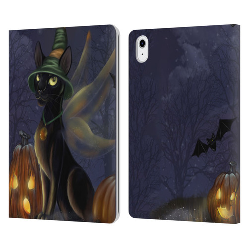 Ash Evans Black Cats The Witching Time Leather Book Wallet Case Cover For Apple iPad Air 11 2020/2022/2024/2025