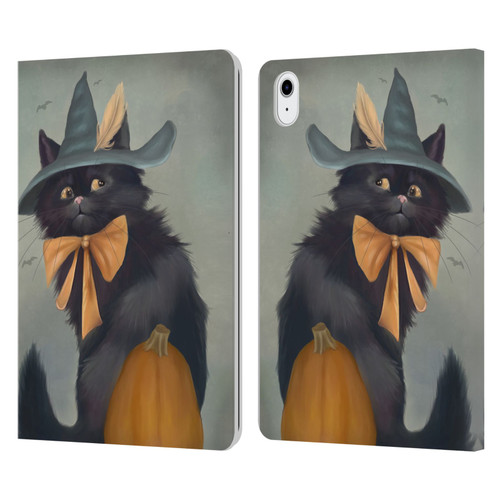 Ash Evans Black Cats 2 Familiar Feeling Leather Book Wallet Case Cover For Apple iPad Air 11 2020/2022/2024/2025