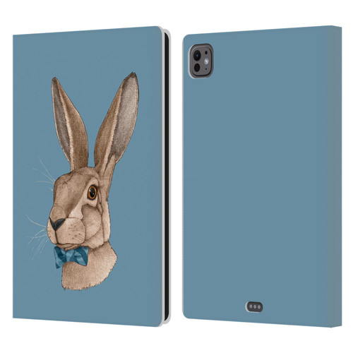 Barruf Animals Hare Leather Book Wallet Case Cover For Apple iPad Pro 11 M4/M5 2024/2025