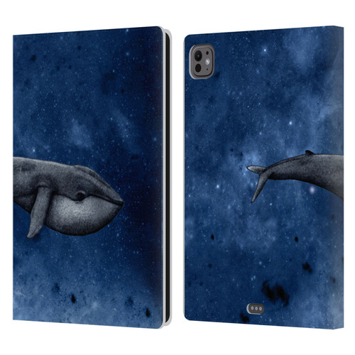 Barruf Animals The Whale Leather Book Wallet Case Cover For Apple iPad Pro 11 M4/M5 2024/2025