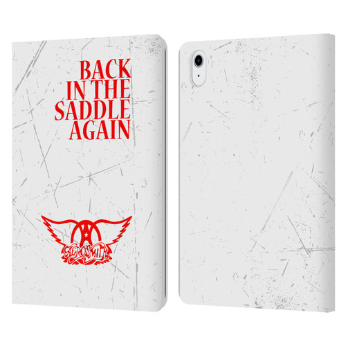 Aerosmith Classics Back In The Saddle Again Leather Book Wallet Case Cover For Apple iPad Air 11 2020/2022/2024/2025/2026